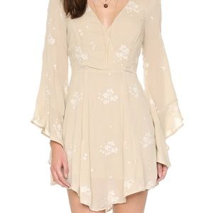 Free People Jasmine Embroidered Mini Dress